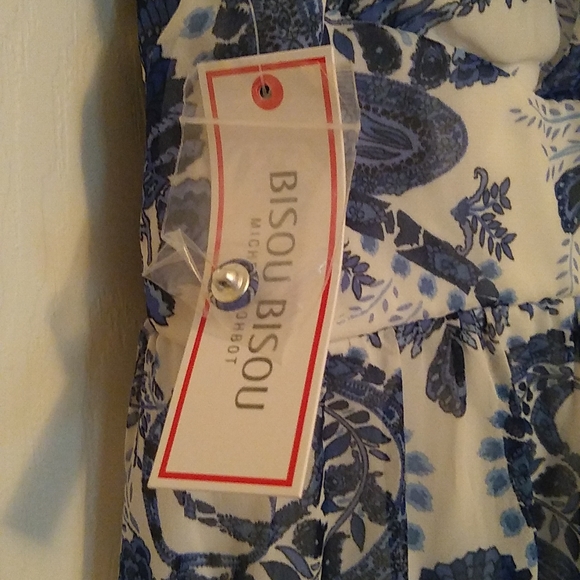 Bisou Bisou Maxi Blue and Off White - Picture 3 of 4